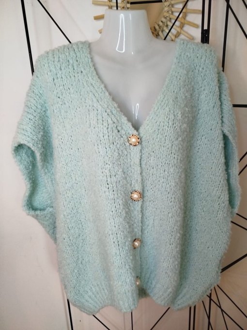 Gilet sans manches  Vert d'eau