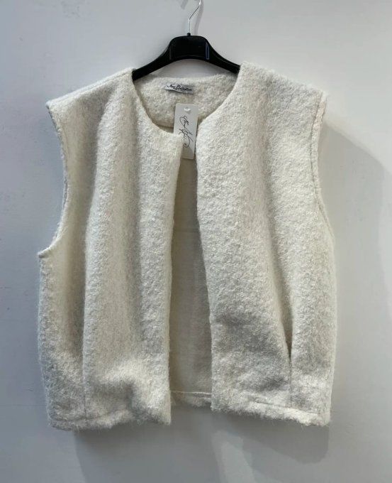 Gilet SM blanc