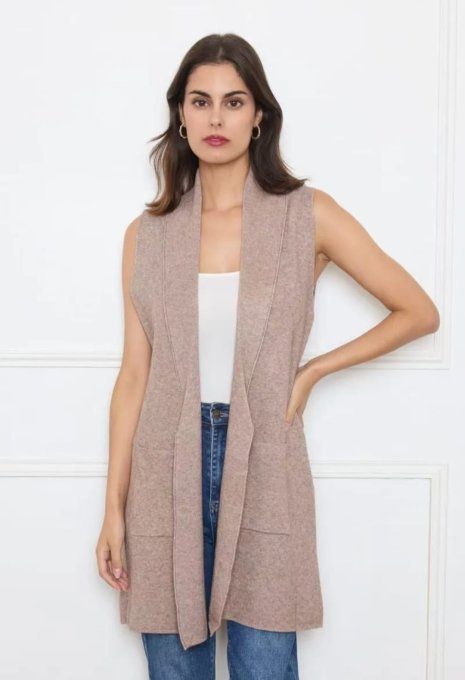  Gilet Long Sans Manches : L'Élégance Décontractée ✨