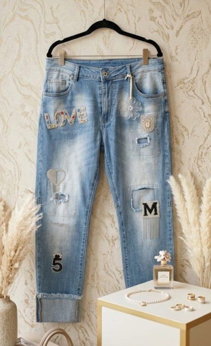 Jean Denim & Éléments Scintillants
