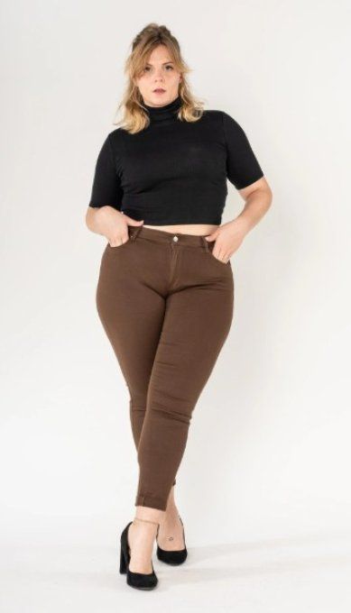 Jeans denim Chocolat          Nina Carter