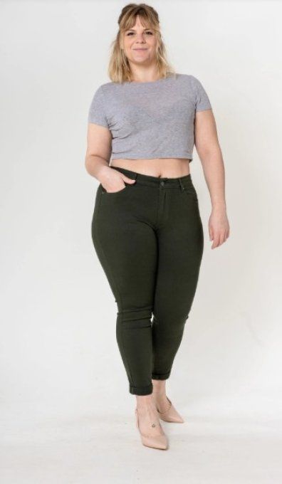 Jeans denim Kaki          Nina Carter