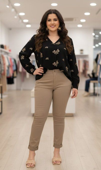 Jeans denim Taupe          Nina Carter