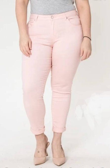 Jeans denim Rose bonbon          Nina Carter
