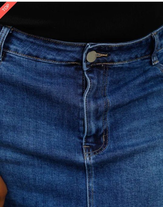 Jupe Longue en Jean Denim Fendue ✨