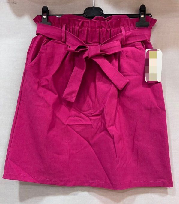 Jupe courte taille haute
