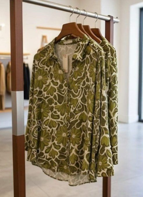 La Chemise Florale Bohème "Jardin d'Été"