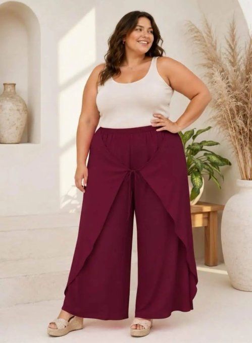 Le Pantalon Fluide à Superposition