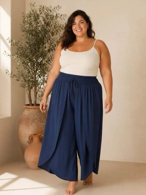 Le Pantalon Fluide à Superposition