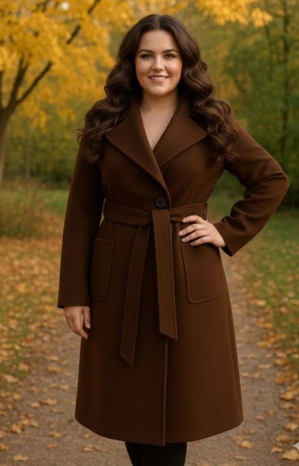 Manteau Long "Chocolat Classique"