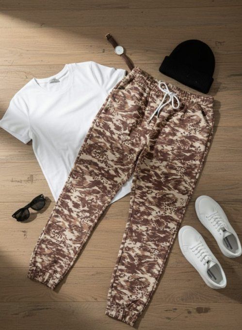 Pantajogg  Imprimé Camouflage