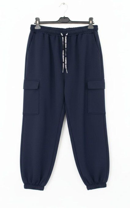 Pantalon Cargo  Bleu marine
