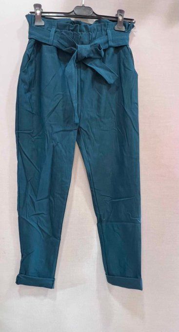 Pantalon carotte stretch