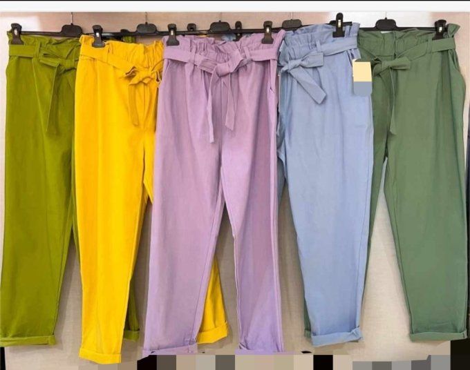 Pantalon carotte stretch