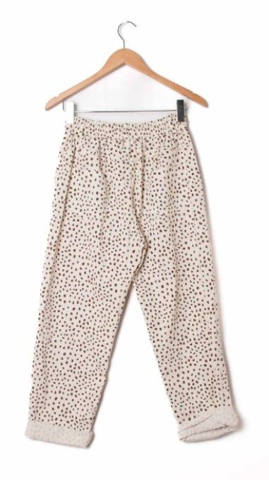 Pantalon Chino Imprimé "Tendance à Pois"