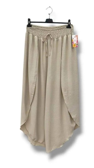 Pantalon Jupe Fluide à Coupe Tulipe 
