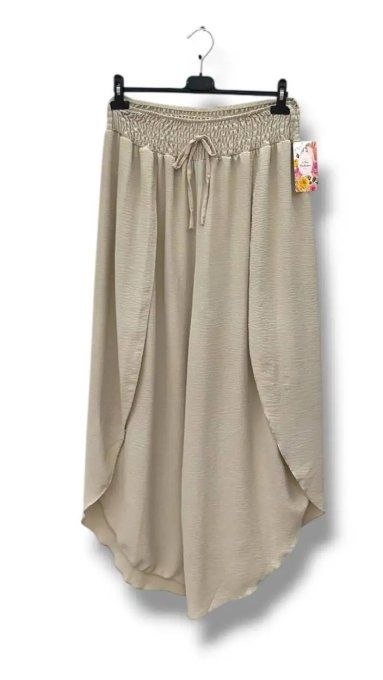 Pantalon Jupe Fluide à Coupe Tulipe