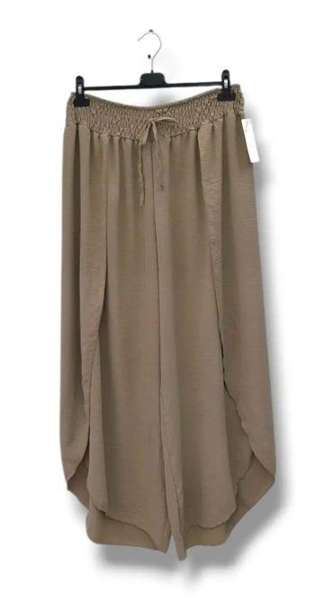 Pantalon Jupe Fluide à Coupe Tulipe