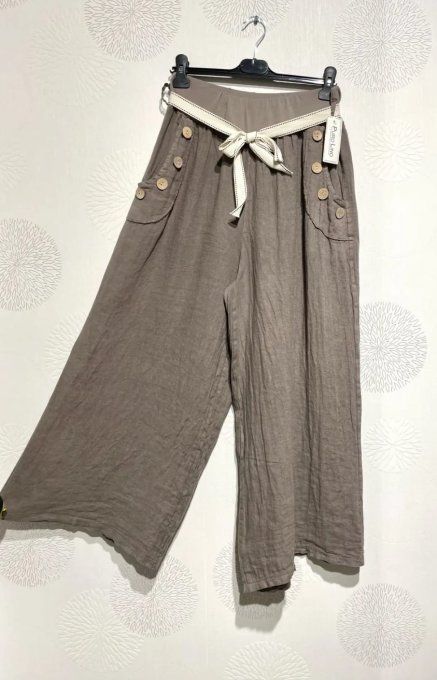 Pantalon "Légèreté Bohème" ??☀️ taupe