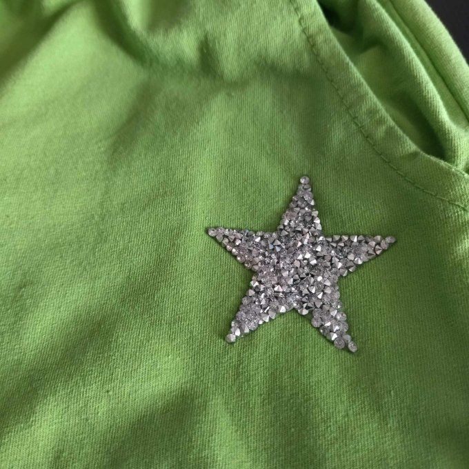 PantaJogg Vert Anis Étoile Scintillante ⭐