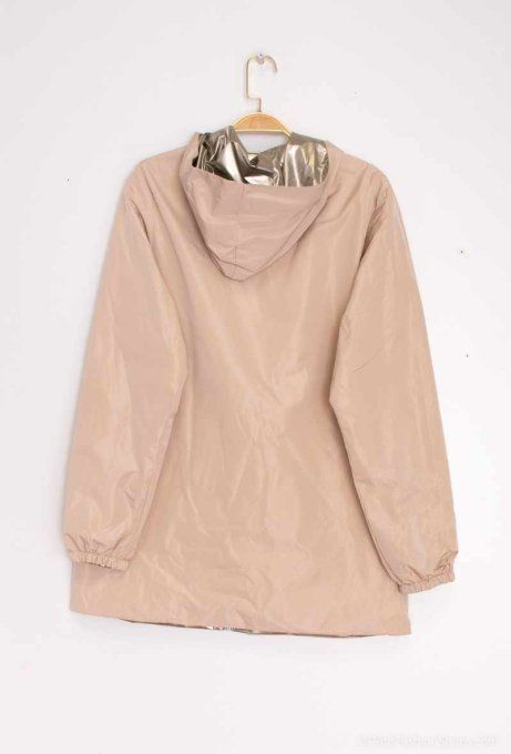 ​Parka réversible beige et dorée ☔️