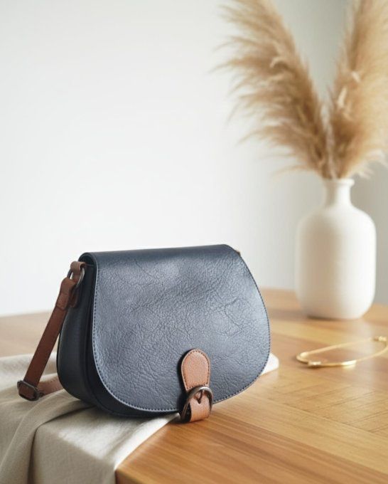 ​Sac Bandoulière Bicolore "Terre & Mer"