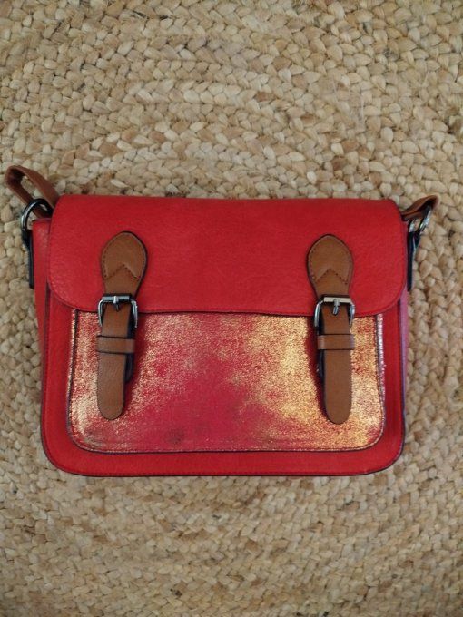 ​Sac Bandoulière Besace Rouge Passion
