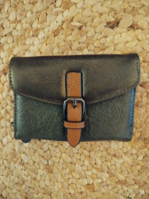 ​Porte-Monnaie Compact & Chic - Bi matière
