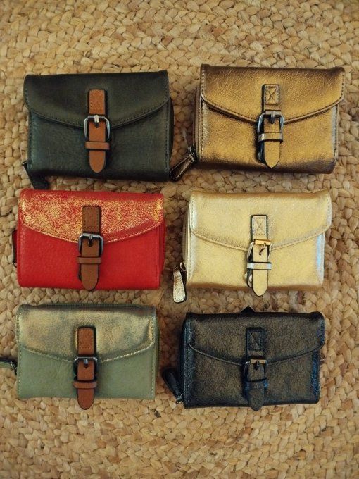 ​Porte-Monnaie Compact & Chic - Bi matière