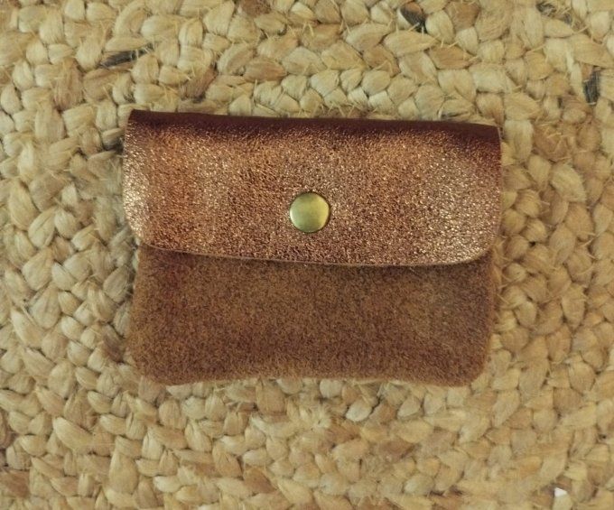 ​Porte-Monnaie en Cuir d'Agneau Tendance