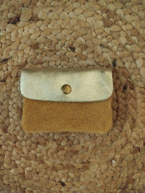 ​Porte-Monnaie en Cuir d'Agneau Tendance