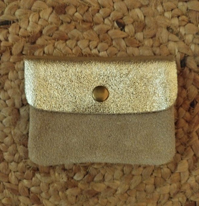 ​Porte-Monnaie en Cuir d'Agneau Tendance