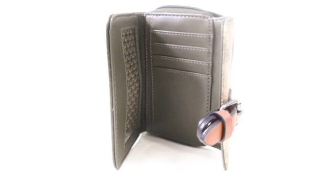 Porte monnaie Compact Beige