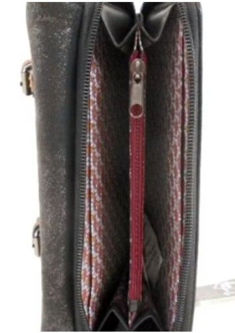 ​Portefeuille  à Double Boucle Rétro-Chic