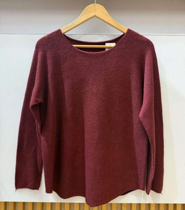 Pull Maille Douce et Col Rond