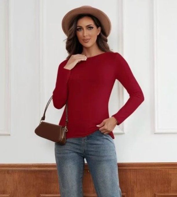 Pull confortable Col Rond