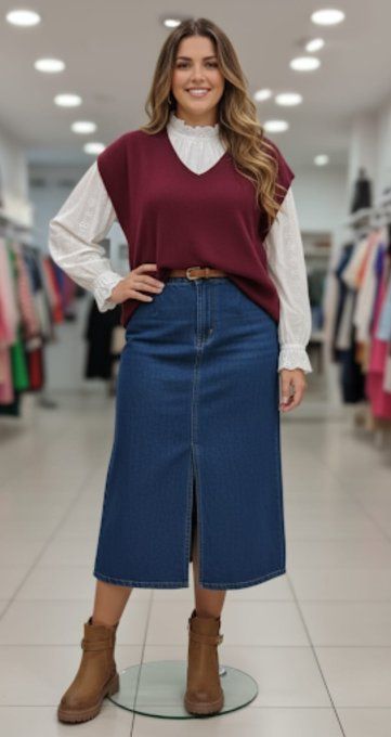 ​Pull sans manches et ses boutons dorés ✨