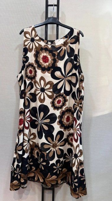 Robe à motif floral