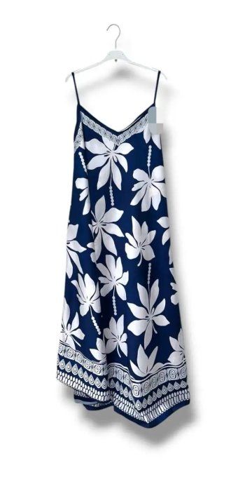 Robe Caraco Imprimé Tropical "Bali"
