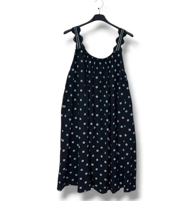 Robe d'été évasée à pois « Luna »