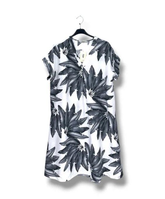Robe Estivale à Motif Tropical