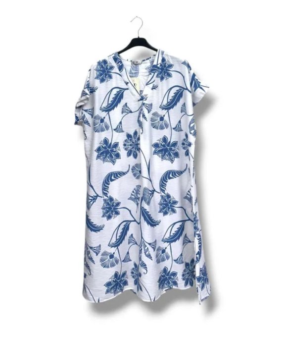 Robe Estivale à Motif Tropical 