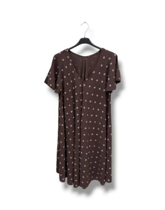 Robe Fluide à Pois