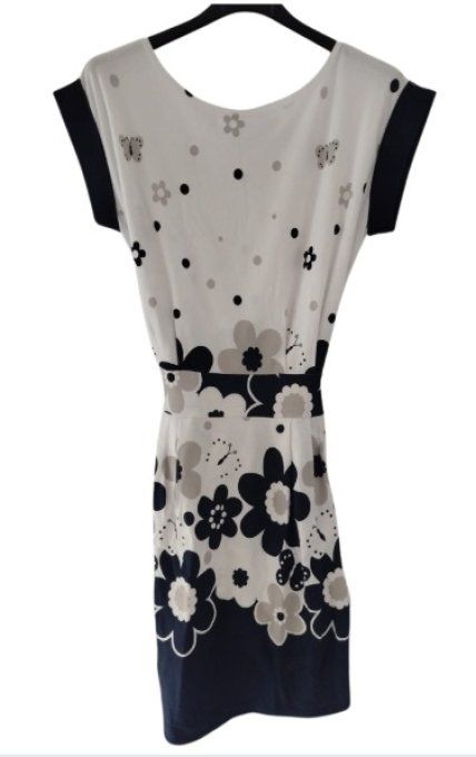Robe Imprimée Graphique & Motifs Floraux