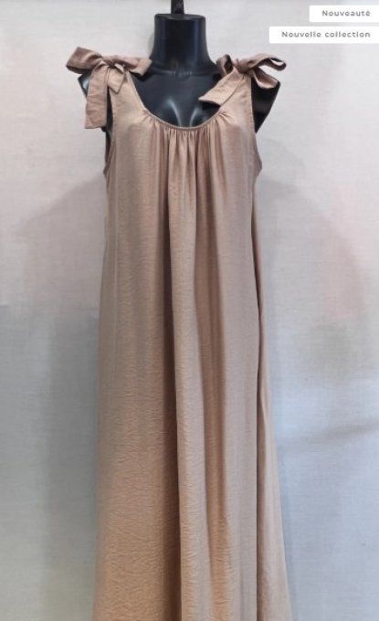 Robe longue Beige