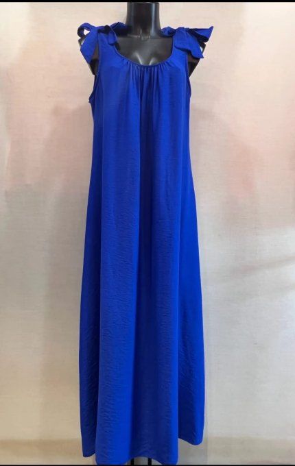 Robe longue Bleu roi