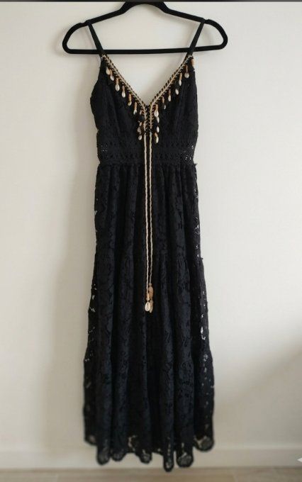 Robe Longue en Dentelle Bohème