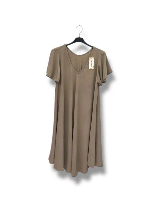 Robe Trapèze Fluide & Manches Évasées