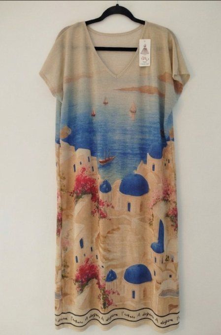 Robe Tunique Estivale en Maille Lurex