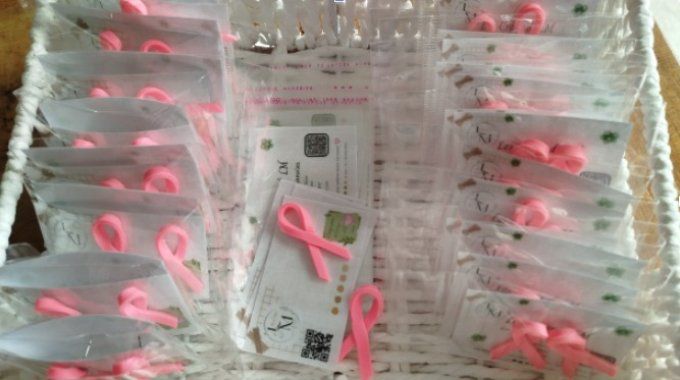 Boucles d'oreilles « Ruban Rose » — Édition Solidaire Octobre Rose 